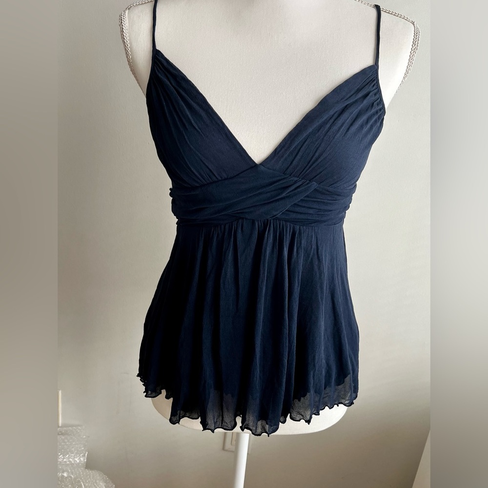 DVF silk spaghetti strap top